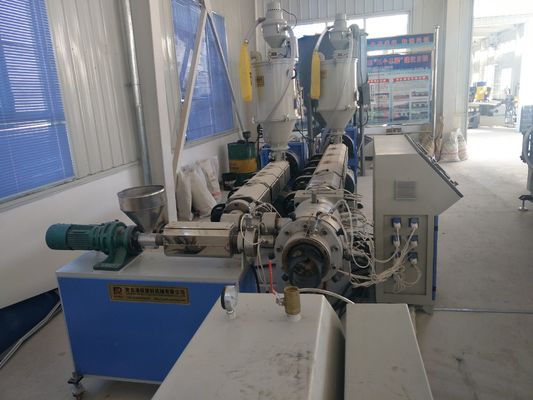 Μηχανή κατασκευής σωλήνων αερίου / σωλήνων νερού HDPE PE, μονής βίδες με πιστοποιητικό CE